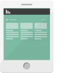 Ipad Style Tablet SVG Icon